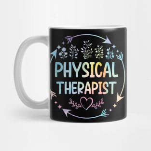 Physical Therapist cute floral watercolor Mug